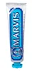 A tube of Marvis Aquatic Mint toothpaste against a white background. Náhled obrázku produktu