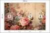 Muralo Vlies Fototapete BLUMEN Blätter Pflanzen Natur Retro Produktbild-Vorschau 2