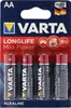 Varta Longlife Max Power (ehem. Max-Tech) 4706 Mignon AA Produktbild-Vorschau 1