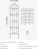 Diagram showing dimensions and multiple units of a metal garden trellis. Produktbild-Vorschau