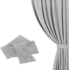 Silbernes Licht Schärpe für Vorhänge 8x140cm elegantes Produktbild-Vorschau 4