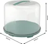 Rotho Frischkuchenbox XL 35,5x34,5x26 cm Mistelgrün Produktbild-Vorschau 2