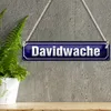 Blechschild Straßenschild 46x10cm Davidwache Hamburg Produktbild-Vorschau 3