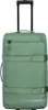 A green Travelite suitcase with wheels and a retractable handle, shown against a white background. Náhled obrázku produktu