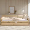 Homestyle4u Tagesbett Ausziehbett 90x200 cm Natur Holzbett Produktbild-Vorschau 4