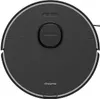 A top-down view of a black robot vacuum cleaner. Náhled obrázku produktu