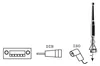 Hama 00185818, Antennenadapter, Silber, 1 Stück(e), 14 g, Produktbild-Vorschau 5