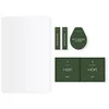 A white screen protector and installation accessories are laid out on a white background. Náhled obrázku produktu