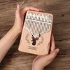 Kvalitní kalimba z mahagonu, sada afrických hudebních Náhled obrázku produktu 3
