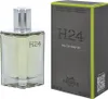 A bottle of Hermès H24 Eau de Parfum and its packaging are displayed side-by-side against a white background. Náhľad obrázku produktu