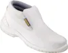 A white slipper boot is shown against a white background. Produktbild-Vorschau