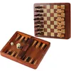 Schach-Backgammon-Dame-Set, magnetisch, Feld 18 mm, Produktbild-Vorschau 2
