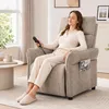 HOMCOM Relaxsessel, TV-Sessel mit Massage & Wärme, Braun Produktbild-Vorschau 2