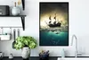 MuchoWow® MuchoWow® Gerahmtes Poster Boot - Hai - Meer Produktbild-Vorschau 3