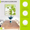 ARTland Glasbild Schöne Orchidee mit grünem Hintergrund Produktbild-Vorschau 3