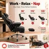 Ergonomischer Chefsessel XXL aus Kunstleder mit Fußstütze Produktbild-Vorschau 9