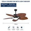 Stropní ventilátor AIORBER s osvětlením a dálkovým Náhled obrázku produktu 5