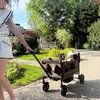 Cabino Bollerwagen Waggie Schwarz – faltbarer Handwagen für Produktbild-Vorschau 5