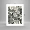 Poster - Poster ohne Rahmen - Abstraktion Vintage Schwarz - Produktbild-Vorschau 4