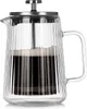 Doppelwandige French Press aus Glas – hitzebeständiger Produktbild-Vorschau 1