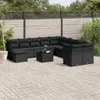 Garten-Sofagarnitur, 12-teilig, modular, Poly Rattan Produktbild-Vorschau 2