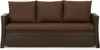 A brown outdoor sofa cushion set. Anteprima dell’immagine prodotto