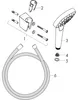 hansgrohe Croma Select E Brausenset Vario weiß/chrom, 1 Produktbild-Vorschau 5