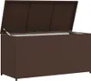 vidaXL Garten-Auflagenbox Braun 120x50x60 cm Poly Rattan Produktbild-Vorschau 4