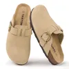 Boston Wildleder Clog Leder Pantoletten Clogs Clog Schuhe Produktbild-Vorschau 8