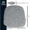 SILUK przytulna filcowa poduszka na siedzisko 40 cm x 40 cm Podgląd zdjęcia produktu 4