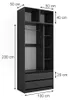 Kleiderschrank Vicco Elmo Anthrazit 50 x 40 cm 3er Set, Produktbild-Vorschau 2