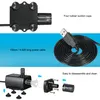 A collage of images showing different parts and features of a USB water pump. Náhľad obrázku produktu