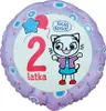 Mačička Kitten 2. narodeniny fóliový balón - 18 palcov Náhľad obrázku produktu 1