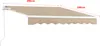 A beige retractable awning mounted on a white wall, shown extended. Anteprima dell’immagine prodotto