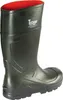 A single green boot with a red interior is shown against a white background. Produktbild-Vorschau