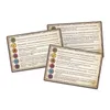 Several trivia cards are fanned out on a white background, with text and icons visible on the cards. Produktbild-Vorschau