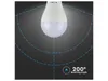 V-TAC LED Leuchtmittel Birnenform A65 15W = 100W E27 matt Produktbild-Vorschau 8