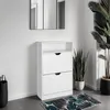 tectake® Schuhschrank Calea 60 x 24 x 102 cm Produktbild-Vorschau 8