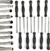 A set of 10 carburetor adjustment tools, including screwdrivers and socket wrenches, laid out on a white background. Produktbild-Vorschau