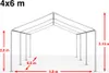 TOOLPORT Partyzelt 4x6 m Pavillon starke PVC 600 N Plane Produktbild-Vorschau 6