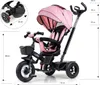 Dětská tříkolka Milly Mally Movi black-pink Náhled obrázku produktu 12