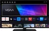 A smart TV screen displaying various streaming service logos and recommended content. Produktbild-Vorschau