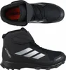 A top-down and side view of a black Adidas Terrex hiking boot. Náhled obrázku produktu