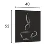 Glasschneidebrett 40x52 Kaffee Produktbild-Vorschau 2