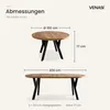 VENASI Esstisch ausziehbar rund 100-200 cm ATO Craft, Produktbild-Vorschau 8