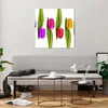 Bilder auf glas - Tulpe Blume Garten Komposition - 70x70cm Produktbild-Vorschau 6