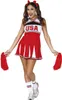 y Cheerleader - Kostüm für Damen Gr. S-XL, Größe:M Produktbild-Vorschau 4