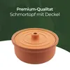 Viapot Small 1350 ml - Natur - Terrakotta-Schmortopf mit Produktbild-Vorschau 2