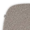 Fem Stuhlkissen Bouclé Taupe 40 cm trapezförmig rutschfest Produktbild-Vorschau 2