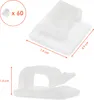 1.10 ganci decorativi in plastica per porte e finestre - Anteprima dell’immagine prodotto 2